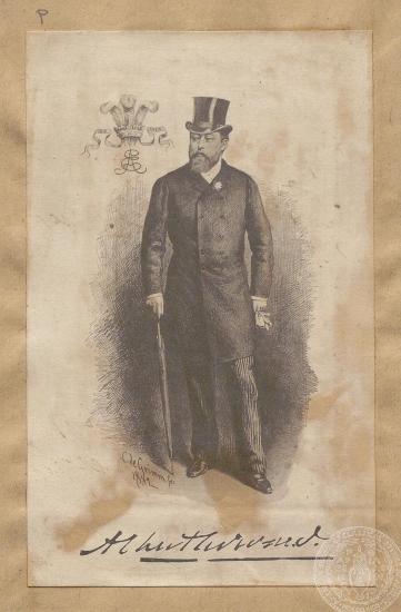 Σκίτσο του πρίγκιπα της Ουαλίας Edward VII. 1882