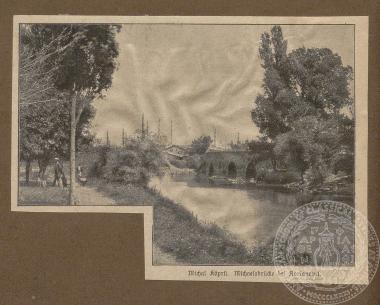 Φωτογραφία άποψης της γέφυρας Gazi Mihal, εφημερίδα 