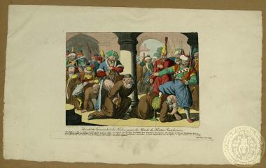 Unerhörte Grausamkeit der Türken gegen die Mönche des Klosters Pantelaimon.