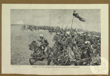 Charge of the mamelukes at the Battle of Austerlitz.