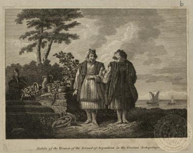 Habits of the Women of the Island of Argentiera, in the Grecian Archipelago