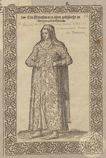 Ein Griechin von alten geschlect zu Adrianopel in Thracie.