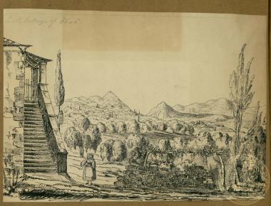 In the village of (?).