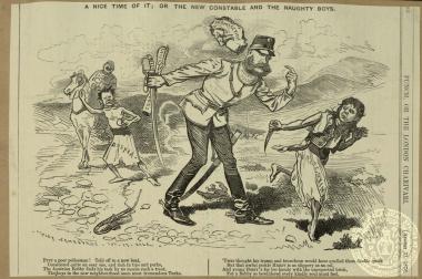 A nice time of it; or the new constable and the naughty boys.