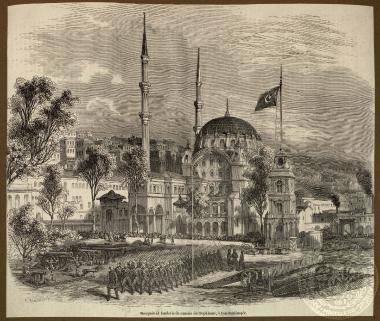 Mosquée et fonderie de canons de Topkhané, à Constantinople.