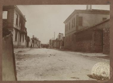 Άποψη κεντρικής οδού του Δοξάτου.