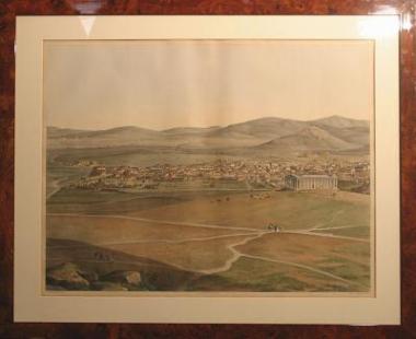 Πανόραμα: Πεντέλη και Βριλησσός (Panoramablatt Nro. 9: Pentelikon und Brilessos)