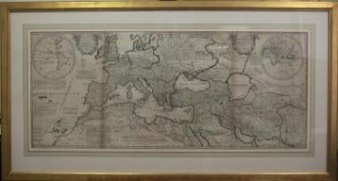 An historical MAP of the ROMAN EMPIRE