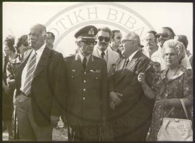 Από την τελετήν της καταθέσεως του θεμελίου λίθου νέας πτέρυγος του Δημοτικού Γηροκομείου Χανίων υπό του Δημάρχου και προέδρου του αδελφάτου Αντωνίου Μαρή