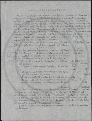 Πρακτικόν- Ελέγχου