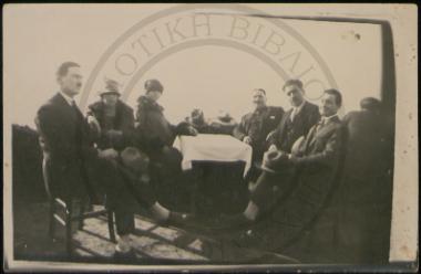 Γρηγόριος Γεωργουδάκης, με τον Εμμανουήλ Μουντάκης και άλλους