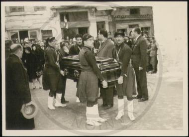 Από την κηδεία του Σοφοκλή Βενιζέλου