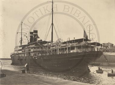 Όψη του ατμόπλοιου Ιtalia