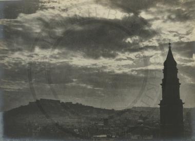 Όψη της Νάπολης με το Παλιό Φρούριο και άγνωστο καμπαναριό