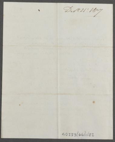 21 Δεκεμβρίου 1827 / 2 Ιανουαρίου 1828 Ο Ανδρέας Μιαούλης ενημερώνει τον Κόχραν ότι θα εκτελέσει τις διαταγές του στη διάρκεια της απουσίας του και του ζητάει να εκθέσει στην Κυβέρνηση και την Φιλελληνική Επιτροπή της ανάγκες του στόλου.