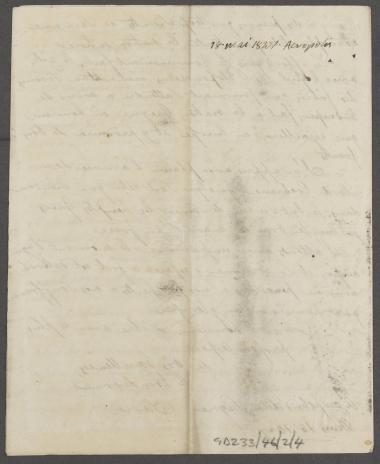 Επιστολή του Φαβιέρου προς την ελληνική κυβέρνηση