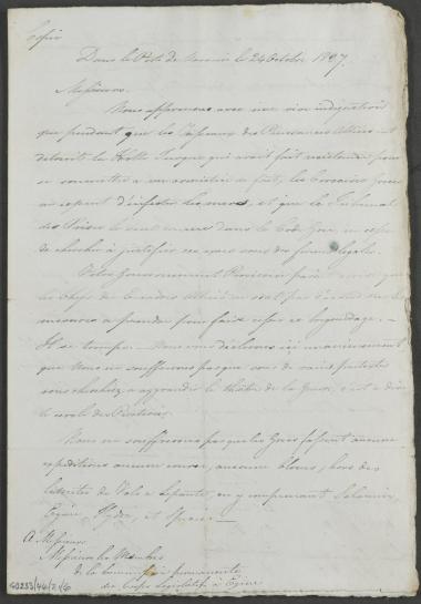 Δύο επιστολές για το θέμα της πειρατείας. 24 Οκτωβρίου 1827 Οι τρεις ναύαρχοι, Κόδριγκτον, Δεριγνύ και Χέυδεν με κοινή διακοίνωση διαμαρτύρονται για τη συνέχιση των πειρατικών επιδρομών τη στιγμή που οι ναυτικές δυνάμεις τους κατέστρεφαν τον τουρκοαιγυπτιακό στόλο στο Ναβαρίνο. Η ελληνική κυβέρνηση δεν επιτρέπεται να κάνει ναυτικές επιχειρήσεις έξω από την περιοχή μεταξύ του Παγασητικού και του Πατραϊκού κόλπου. Δεν επιτρέπεται η επέκταση των στρατιωτικών επιχειρήσεων στη Χίο και την Αλβανία η οποία θα αποτελέσει αφορμή για νέες σφαγές. Όπως κατέστρεψαν τον τουρκοαιγυπτιακό στόλο δεν θα διστάσουν να καταστρέψουν και τον ελληνικό. 29 Οκτωβρίου 1827 Ο βρετανός πρόξενος στη Νάξο διεκτραγωδεί την κατάσταση που επικρατεί στο νησί. Επαινεί το ενδιαφέρον που έδειξε ο David Urquhart κατά την τετράμηνη παραμονή του στο νησί.