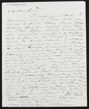 24 Αυγούστου 1827 Ο Richard Church γράφει στον Κόχραν ότι δεν κατάφερε να τον συναντήσει γιατί έπρεπε να μεταβεί στην Κόρινθο