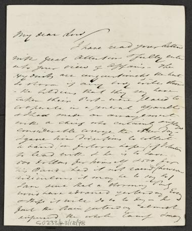 28 Απριλίου 1827: Ο Τσωρτς συμφωνεί με την άποψη που εκφράζει ο Κόχραν στο τελευταίο γράμμα του