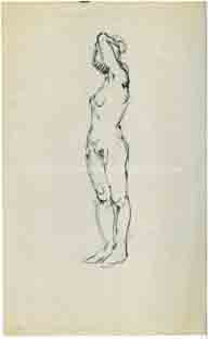 Γυμνό μοντέλο στη σχολή Γκραν Σωμιέρ (Αcadémie de la Grande Chaumière)