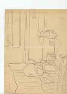 Γάτα δίπλα στη σόμπα