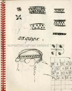 Μελέτες για μοτίβα (κοστουμιών), Ικέτιδες του Αισχύλου, Εθνικό Θέατρο, σκηνοθεσία Αλέξης Σολομός