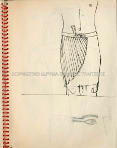 Μελέτη για γυναικείο κοστούμι, Ικέτιδες του Αισχύλου, Εθνικό Θέατρο, σκηνοθεσία Αλέξης Σολομός