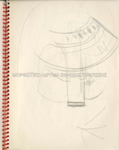 Μελέτη για γυναικείο κοστούμι, Ικέτιδες του Αισχύλου, Εθνικό Θέατρο, σκηνοθεσία Αλέξης Σολομός