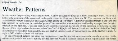 Απόσπασμα από πορτολάνο. Περιγράφεται η διαδρομή από το Çeşme στο Güllük της Μικράς Ασίας.