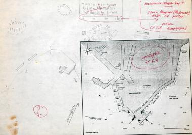 Χάρτης του λιμένα της Μαρμαρίδας στην Καρία της Μικράς Ασίας