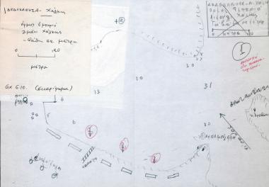 Χάρτης του λιμένα στον Εμποριό, Χάλκη