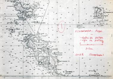 Ναυτικός χάρτης της Λέρου