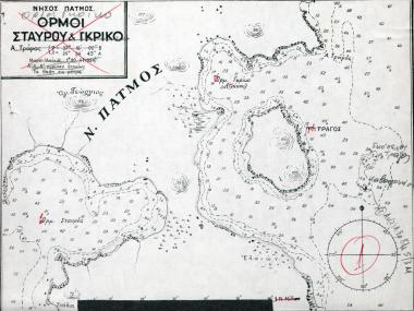 Ναυτικός χάρτης της Πάτμου