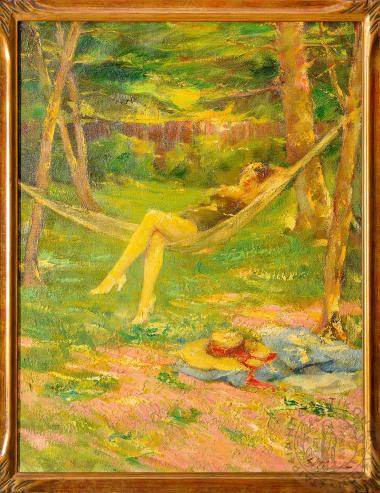 Γυναίκα στην αιώρα