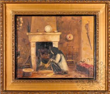 Γριά στο Τζάκι