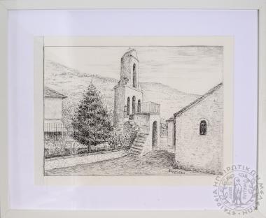 Το καμπαναριό του κεντρικού ναού της Κοιμήσεως της Θεοτόκου