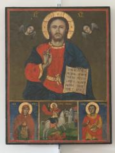 Jesus Christ with Saints