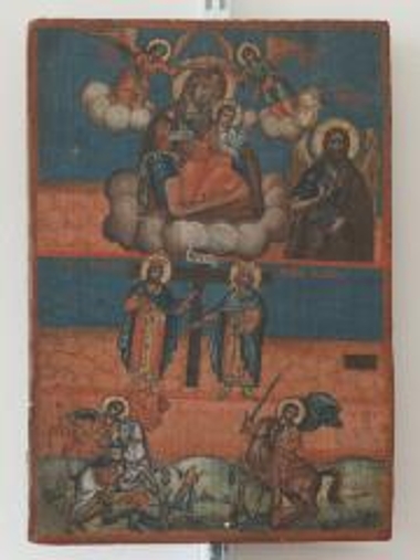 Icon with many faces