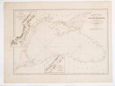 Μικρός Χάρτης  της Μαύρης Θαλάσσης γεννημένος κατά τα νεώτατα πονήματα υποβεβλημένος εις τας παρατηρήσεις της γεωμετρίας από τον K. GAUTTIER, πλοίαρχο, 1843”