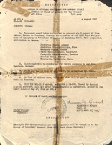 Διαταγή του Γραφείου Εγκληματιών Πολέμου