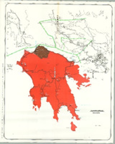 Γερμανικός  Χάρτης του 68ου Σώματος Στρατού