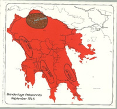 Γερμανικός Χάρτης του 68ου Σώματος Στρατού