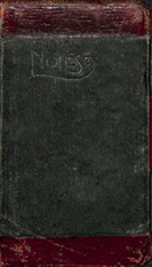 Σημειωματάριο - ημερολόγιο του Αντώνιου Οικονόμου.