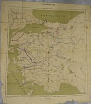 Χάρτης Δυτικής Μικράς Ασίας