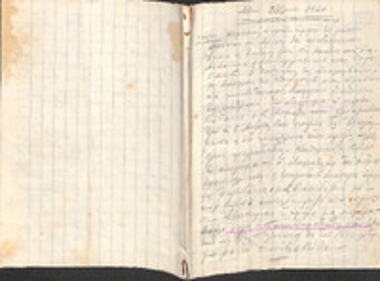 Χειρόγραφες σημειώσεις Σμηνάρχου Μίχου