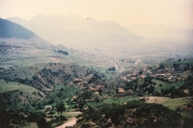 Άποψη του χωριού Άνω Σουδενά Καλαβρύτων