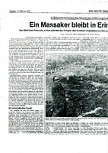 Απόκομμα της εφημερίδας Süddeutsche Zeitung