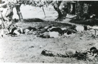 Η εκτέλεση στο χωριό Κοντομαρί των Χανίων