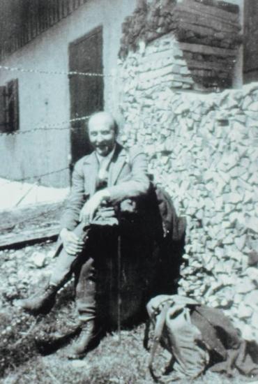 Constantine Caratheodory on a trip in Bavaria.