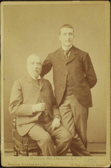 Photo of Constantine and Stefanos Caratheodory.